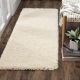 Modern Ivory Geometric Dining Carpet